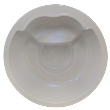 Preview: Einsatz Weiß metallic